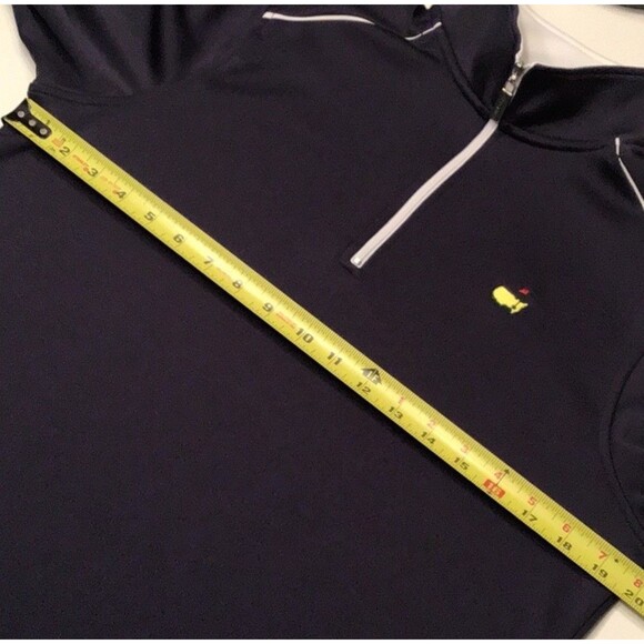 Masters Tech Collection Youth Boys Navy Blue Half Quarter Zip Pullover Size XL - Picture 6 of 9